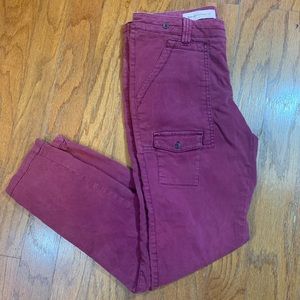 Pilcro and the Letter Press maroon pants. Size 32